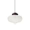 Besa Lighting Mira Cord Pendant, Smoke, Bronze Finish, 1x60W Incandescent 1JT-MIRAFR-BR - alternate 1